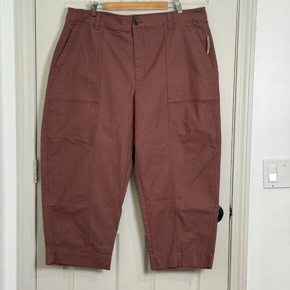 Old Navy Barrel Leg Jeans Womens 20 Plus Pink Relaxed Stretch Boho Chic Preppy - Picture 3 of 16